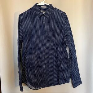 Express Men's Long Sleeve Button Down Shirt